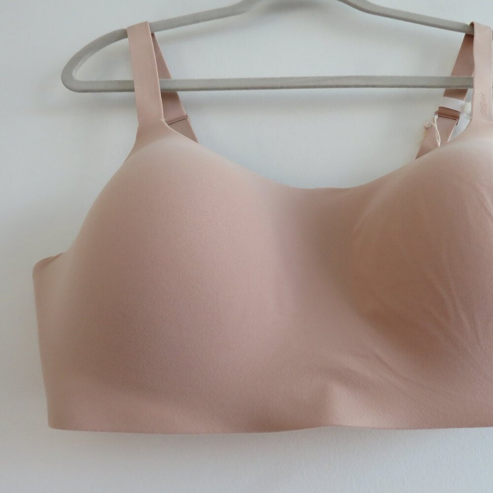AERIE SMOOTHEZ Bra-ish Wireless Bralette Bra in Sand - Size XXL NWT - Picture 5 of 14